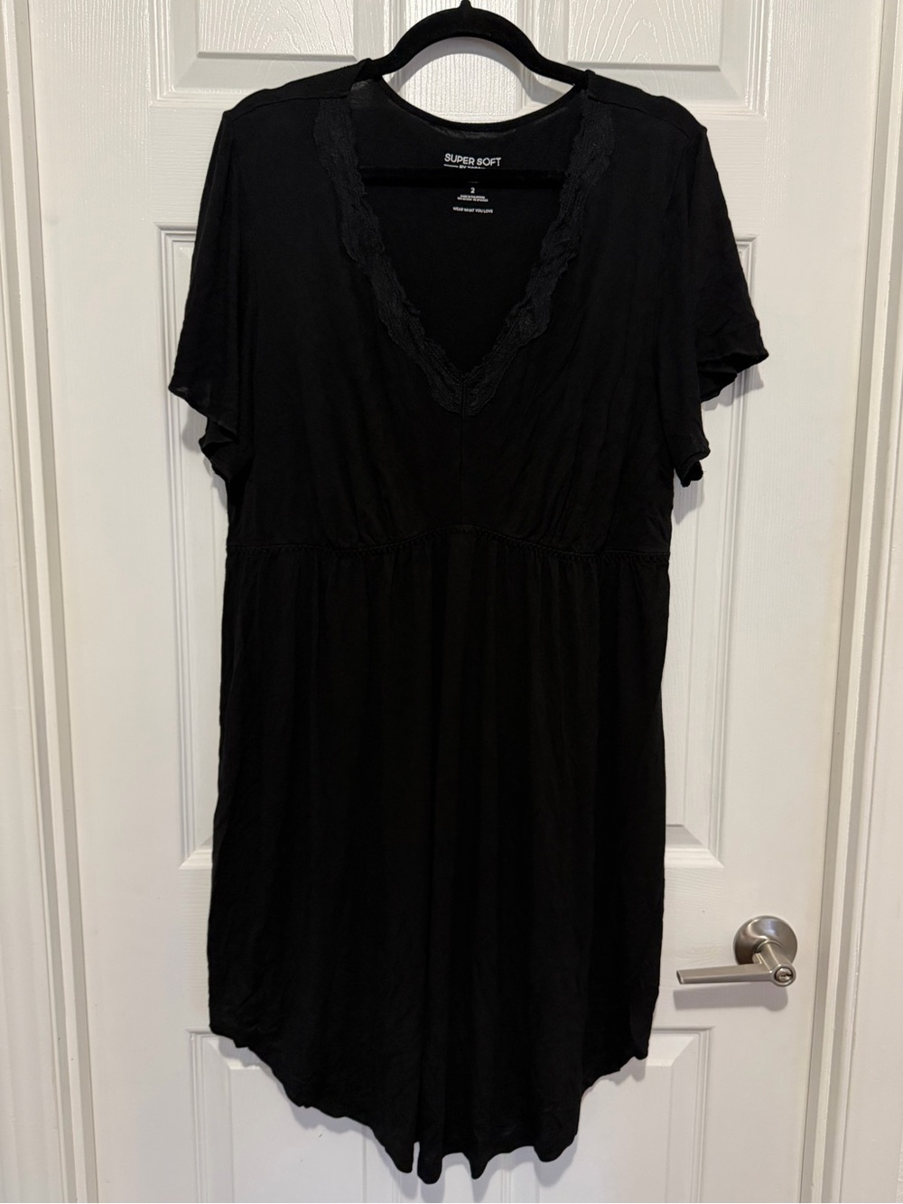 Torrid Super Soft Sleep Dress in Black